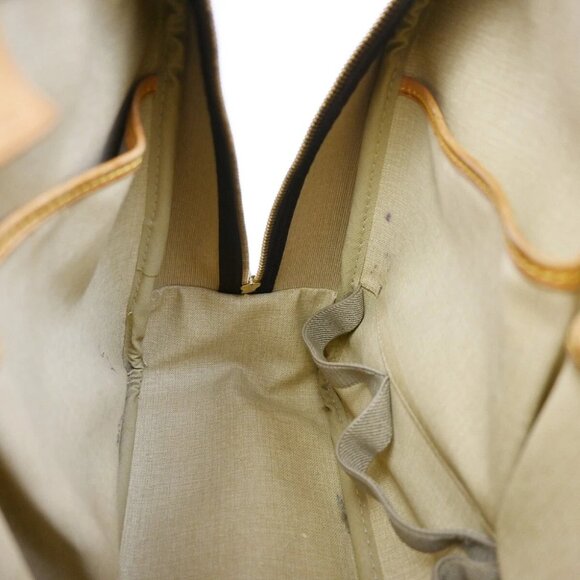 LOUIS VUITTON LV Logo Deauville Hand Bag Monogram Leather Brown M47270 83FB676 - Picture 7 of 16